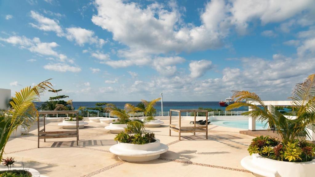 Confortable Casa En Cozumel, Condominio Con Vista Al Mar # 10 Luaran gambar